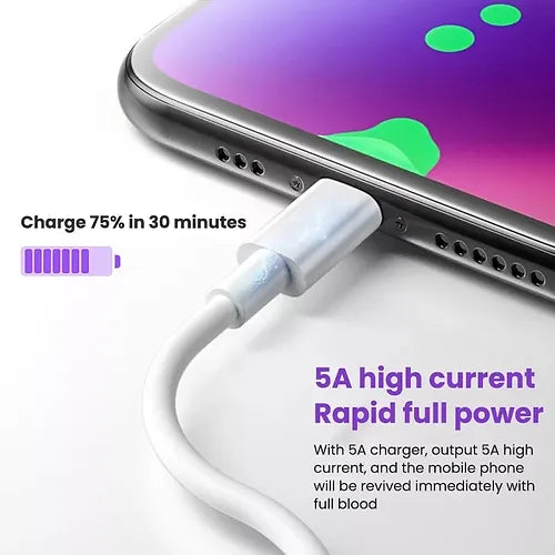 ACTION CABLE USB-TYPE-C 5A 65W cavo di ricarica veloce e indistruttibile Onegearpro
