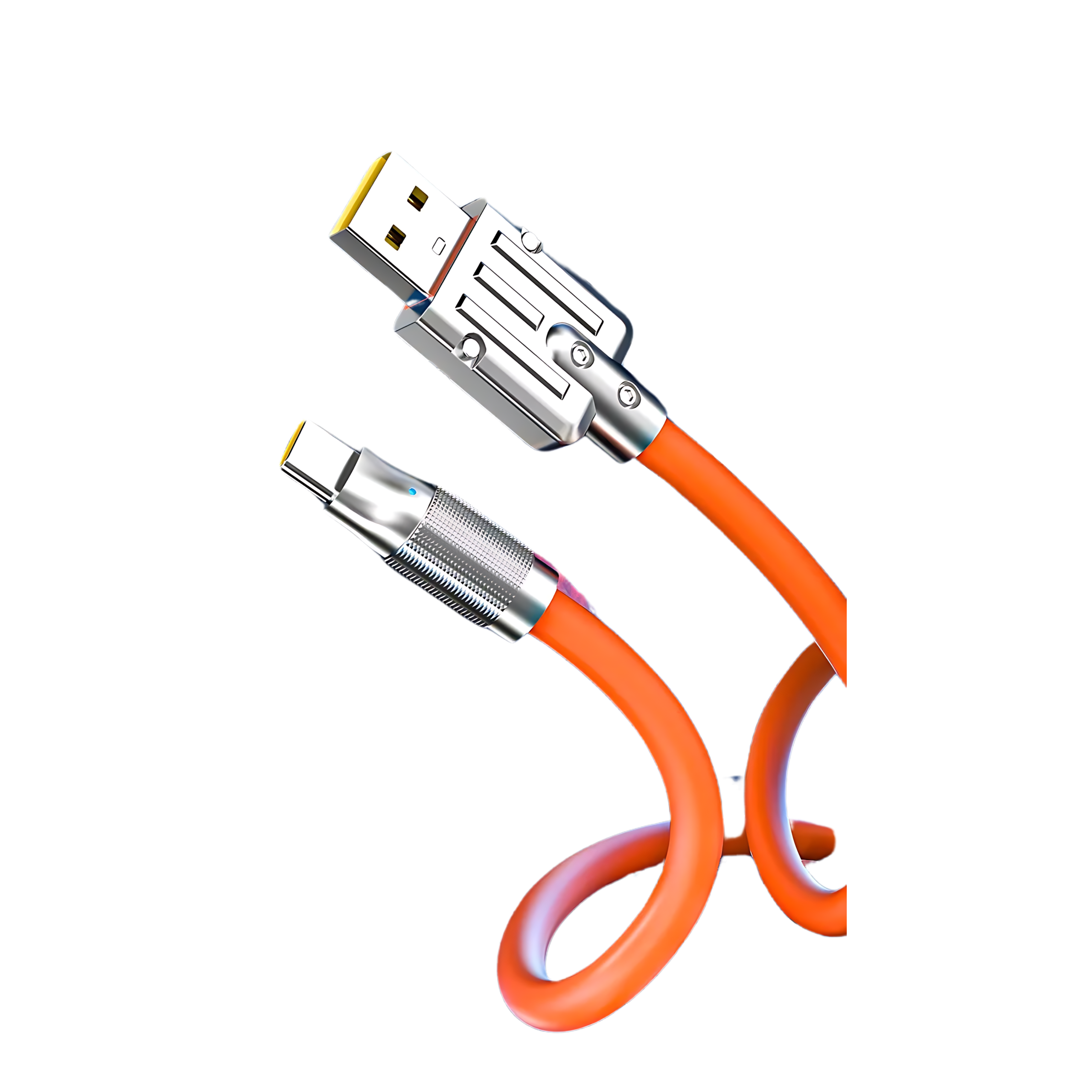 ACTION CABLE ZINCO 120 W 6 A USB>TYPE-C cavo di ricarica veloce Onegearpro