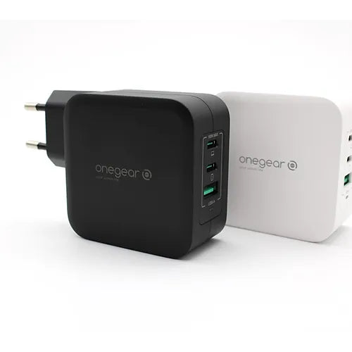 ACTION CHARGHER 100W 3 PORTE (1 USB 2 TYPE-C) caricabatterie Onegearpro