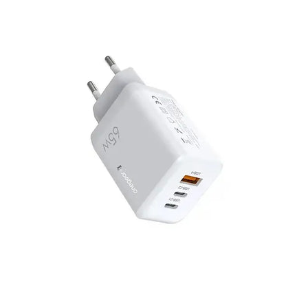 ACTION CHARGHER 65W 3 PORTE (1 USB 2 TYPE-C) caricabatterie Onegearpro